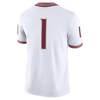 #1 Florida State Seminoles Nike Game Jersey - White