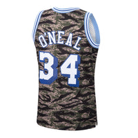 Los Angeles Lakers Mitchell & Ness Shaquille O'Neal 1996 Tiger Camo Swingman Jersey - Camo