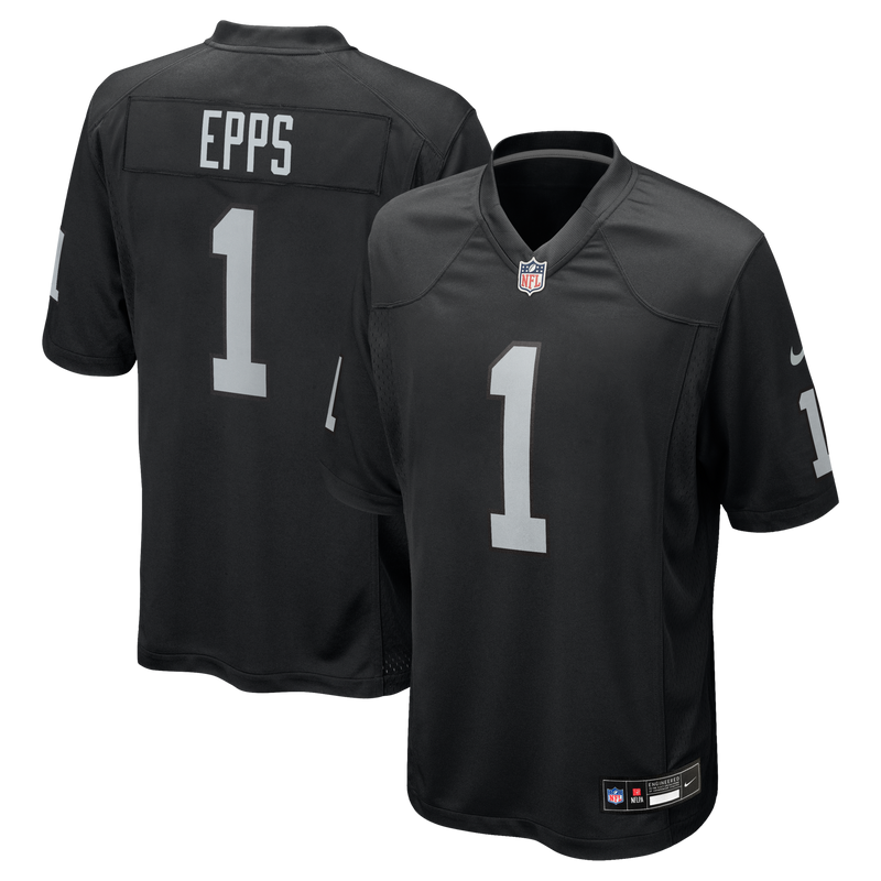 Las Vegas Raiders Marcus Epps Nike Black Game Player Jersey