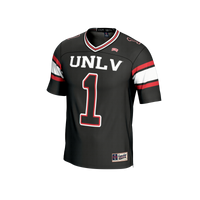 #1 UNLV Rebels GameDay Greats Lightweight Football Fashion Jersey - Black