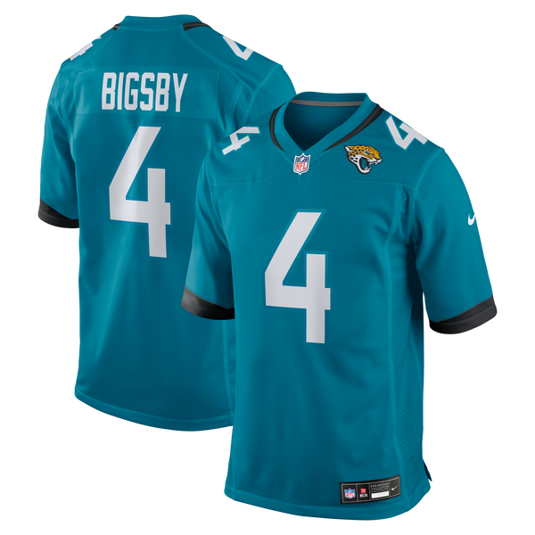 Jacksonville Jaguars Tank Bigsby Nike Teal Game Jersey