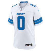 Detroit Lions Jahmyr Gibbs Nike White Game Player Jersey