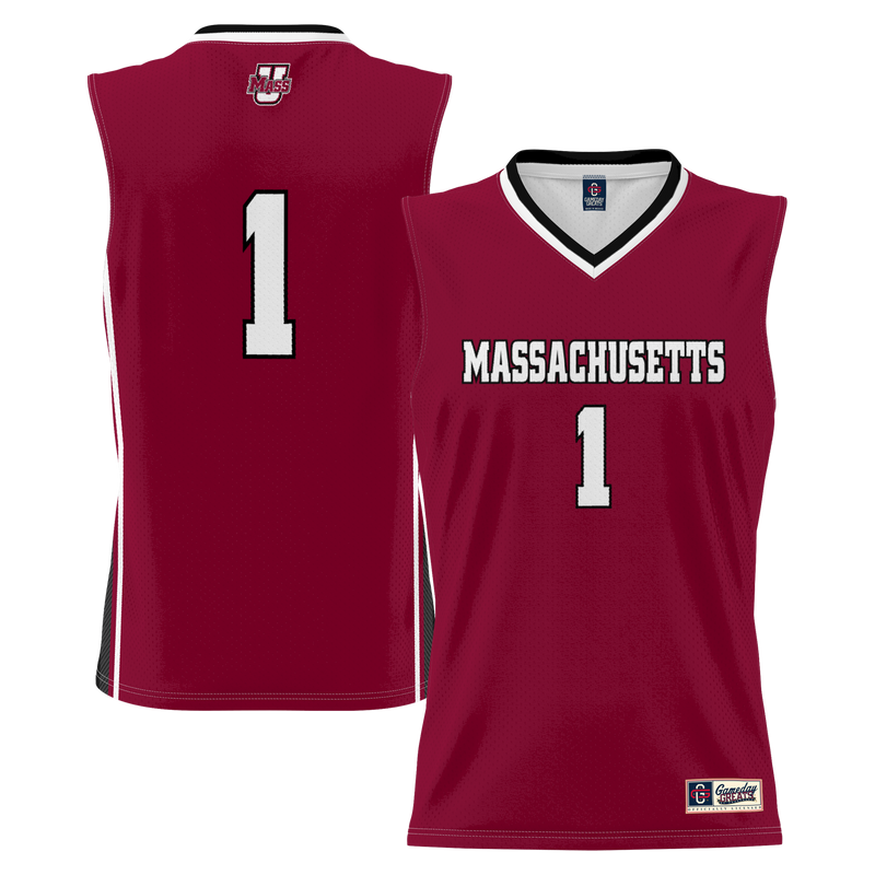 #1 UMass Minutemen GameDay Greats Lightweight Basketball Jersey - Maroon