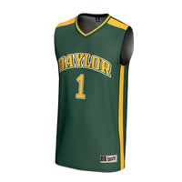 #1 Baylor Bears GameDay Greats Lightweight Collegiate Basketball Fashion Jersey - Green