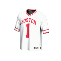 Boston University GameDay Greats Lightweight Collegiate Lacrosse Fashion Jersey - White