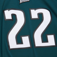 Philadelphia Eagles Duce Staley Mitchell & Ness Midnight Green 2002 Legacy Replica Jersey