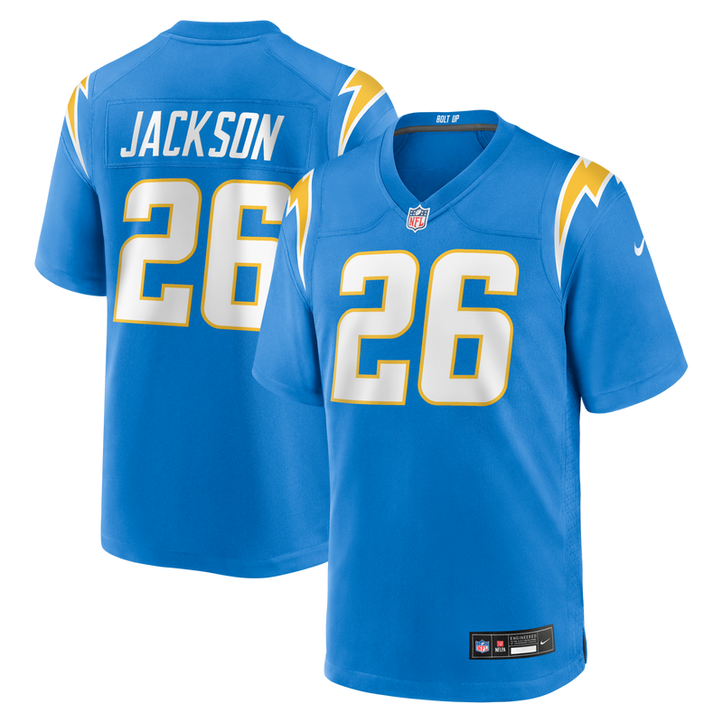 Los Angeles Chargers Donte Jackson Nike Powder Blue Team Game Jersey
