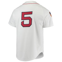 Boston Red Sox Nomar Garciaparra Mitchell & Ness White 1997 Cooperstown Collection Authentic Jersey