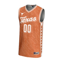 Texas Longhorns GameDay Greats NIL Pick-A-Player Basketball Highlight Print Lightweight Jersey - Texas Orange