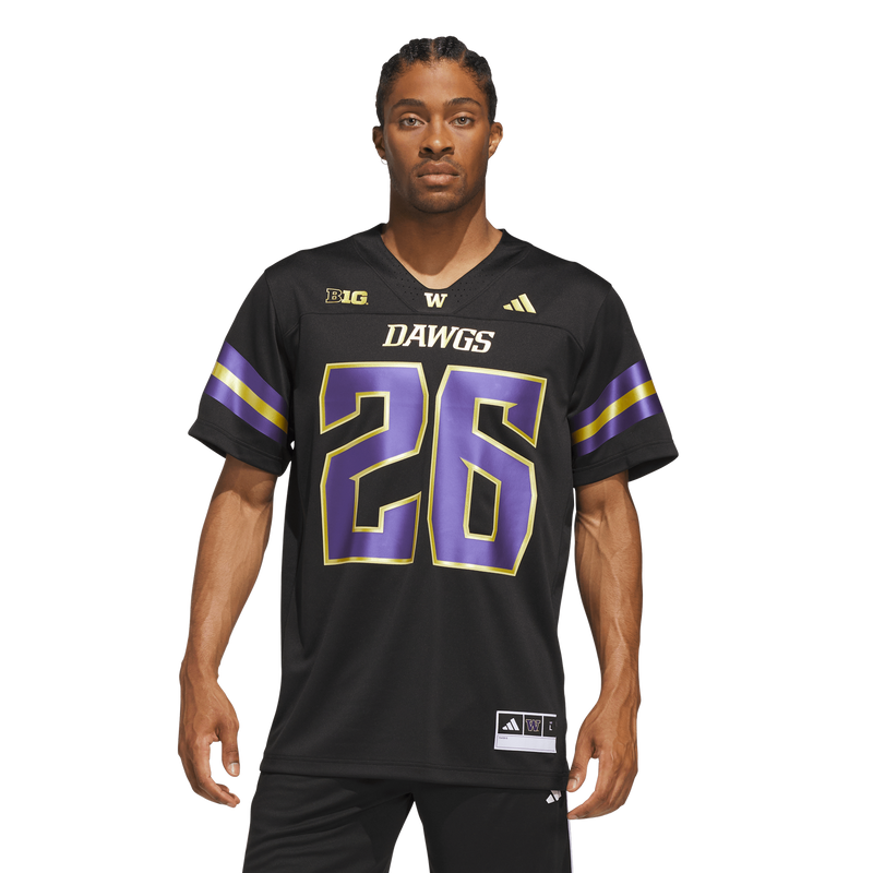 #26 Washington Huskies adidas Unleash the Dawgs Premier Strategy Jersey - Black