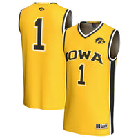 Iowa Hawkeyes GameDay Greats Lightweight Collegiate Basketball Fashion Jersey - Gold