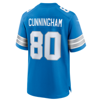 Detroit Lions Malik Cunningham Nike Blue Team Game Jersey