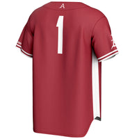 #1 Arkansas Razorbacks GameDay Greats Lightweight Baseball Jersey - Cardinal