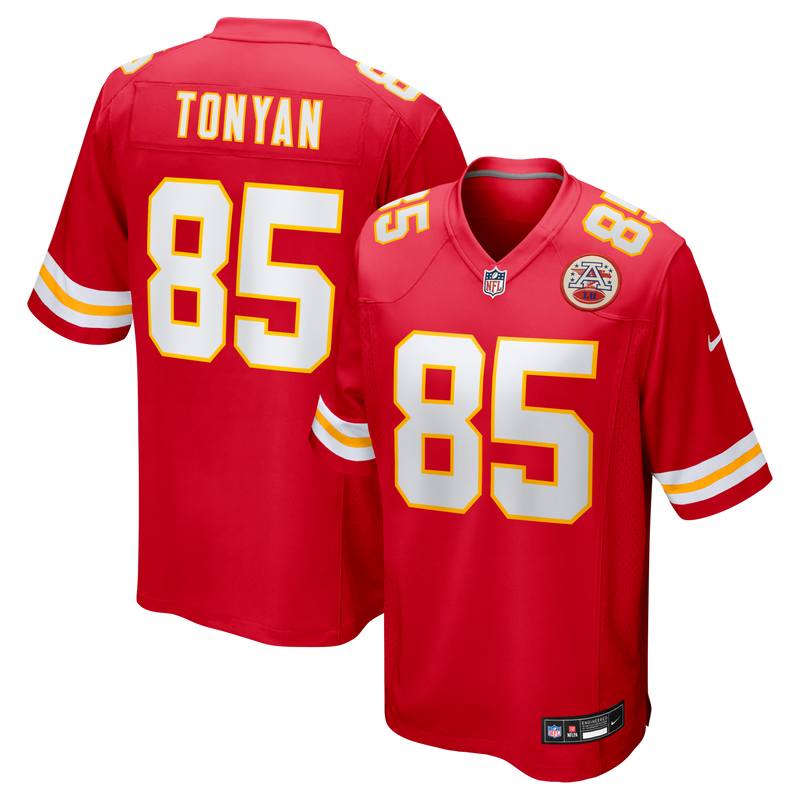 Kansas City Chiefs Robert Tonyan Nike Red Team Game Jersey