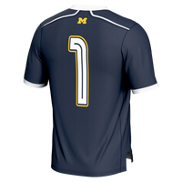 #1 Michigan Wolverines GameDay Greats Lightweight Lacrosse Fashion Jersey - Navy