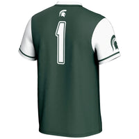 #1 Michigan State Spartans GameDay Greats Lightweight Softball Jersey - Green