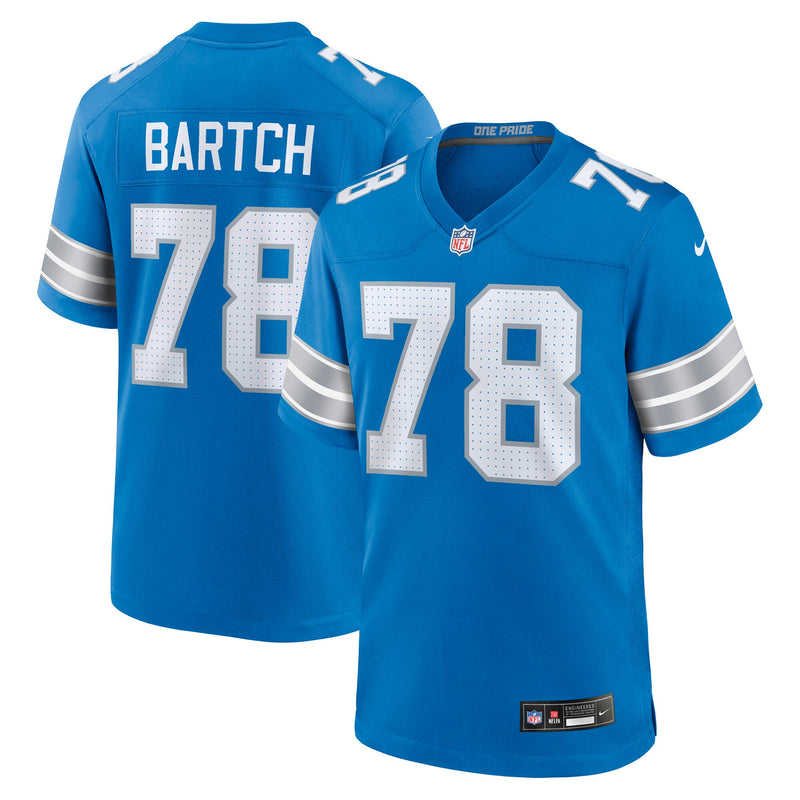 Detroit Lions Ben Bartch Nike Blue Team Game Jersey