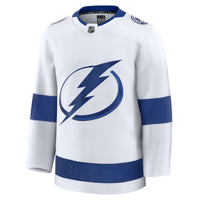 Tampa Bay Lightning Fanatics White Away Premium Jersey