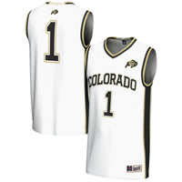 #1 Colorado Buffaloes GameDay Greats Replica Lightweight Basketball Jersey - White