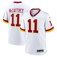 Washington Commanders Luke McCaffrey Nike White Game Super Bowl Era Jersey