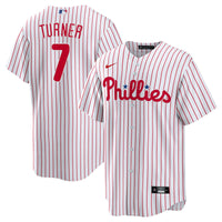 Philadelphia Phillies Trea Turner Nike White Home Replica Player Jersey