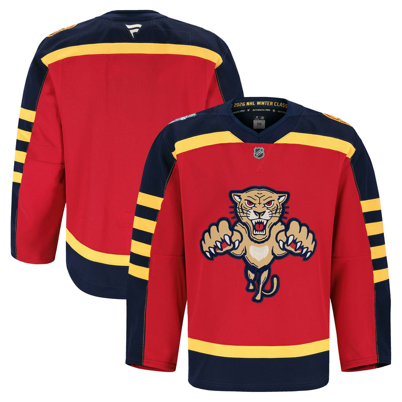 Florida Panthers Fanatics Red 2026 NHL Winter Classic Authentic Pro Jersey