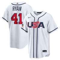 USA Baseball Joe Ryan Nike White 2026 World Baseball Classic Home Stadium Jersey