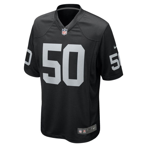 Las Vegas Raiders Jacob Bobenmoyer Nike Black Game Player Jersey