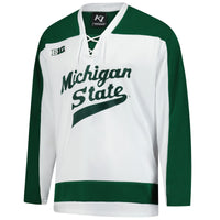 Michigan State Spartans Home Replica Hockey Jersey - White