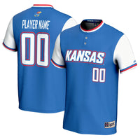 Kansas Jayhawks GameDay Greats NIL Pick-A-Player Lightweight Softball Jersey - Royal