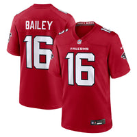 Atlanta Falcons Jake Bailey Nike Red Team Game Jersey