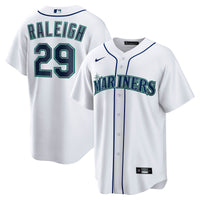 Seattle Mariners Cal Raleigh Nike White Home Replica Player Jersey