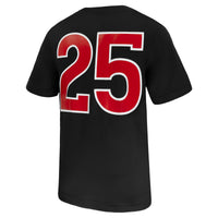 #25 Rutgers Scarlet Knights Nike Untouchable Replica Game Jersey - Black