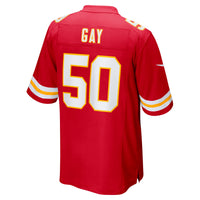 Kansas City Chiefs Willie Gay Nike Red Game Jersey
