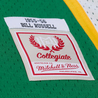 Bill Russell San Francisco Dons Mitchell & Ness 1955/56 Swingman Jersey - Green