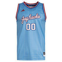 #00 Kansas Jayhawks adidas Replica Swingman Jersey - Light Blue