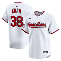 Cleveland Guardians Steven Kwan Nike White Home Limited Player Jersey