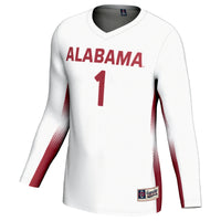 #1 Alabama Crimson Tide GameDay Greats Lightweight Volleyball Jersey – White