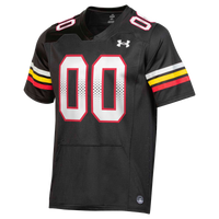 Maryland Terrapins Under Armour Custom Replica Football Jersey - Black