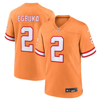 Tampa Bay Buccaneers Emeka Egbuka Nike Creamsicle Alternate 2 Game Jersey