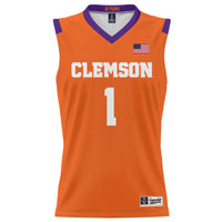 #1 Clemson Tigers GameDay Greats Lightweight Basketball Jersey - Orange