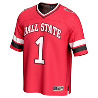 #1 Ball State Cardinals GameDay Greats Lightweight Collegiate Football Fashion Jersey - Cardinal