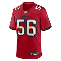 Tampa Bay Buccaneers Benton Whitley Nike Red Team Game Jersey