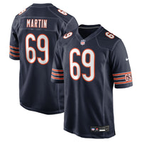 Chicago Bears Jeremiah Martin Nike Navy Team Game Jersey