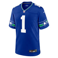 Seattle Seahawks Warren Moon Nike Royal Retired Player Alternate Game Jersey