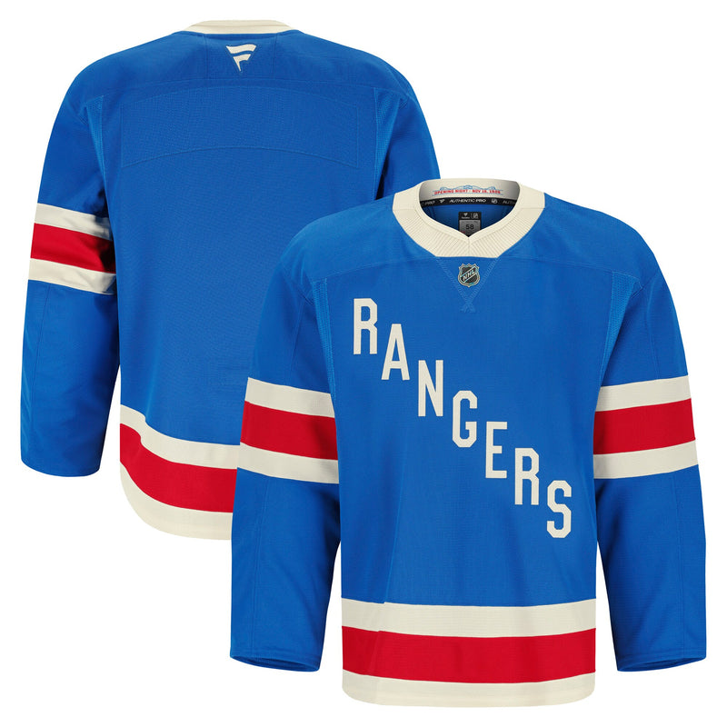 New York Rangers Fanatics Blue Centennial Authentic Pro Jersey