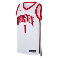#1 Ohio State Buckeyes Nike Home Replica Jersey - White