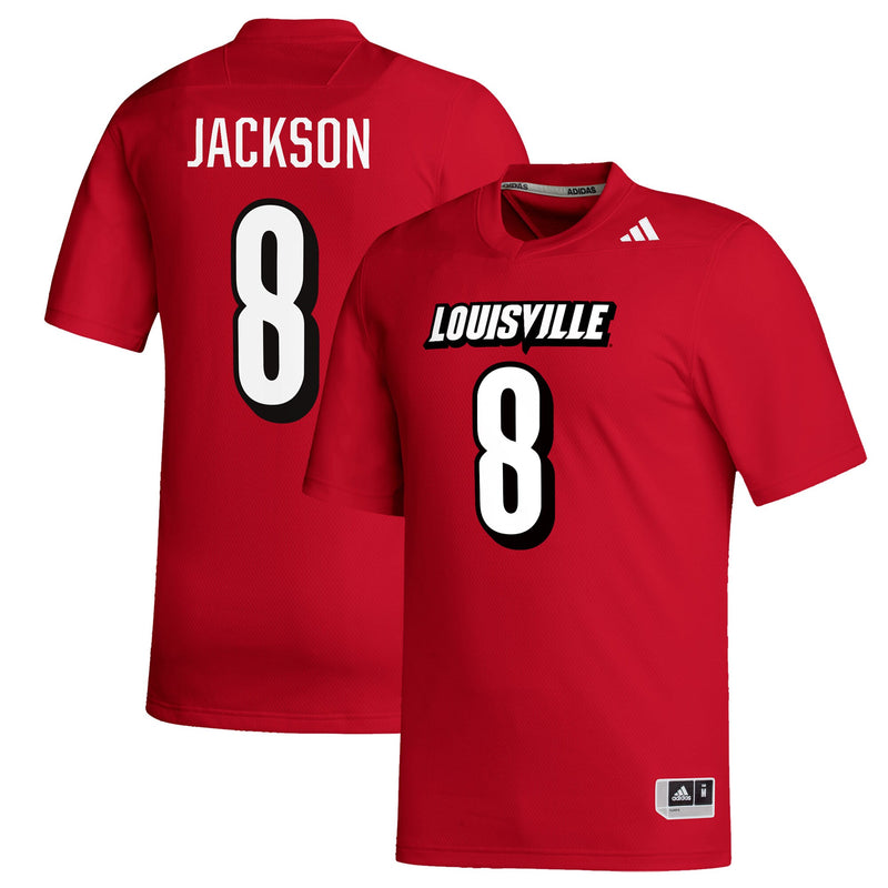 Lamar Jackson Louisville Cardinals adidas Replica Football Alumni Jersey - Red