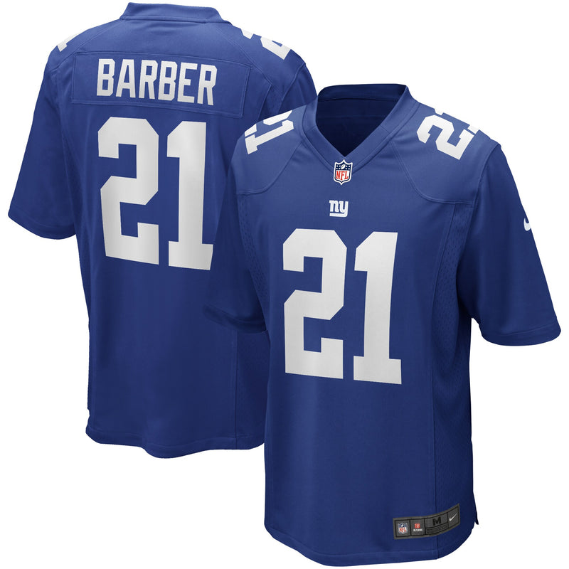New York Giants Tiki Barber Nike Royal Game Retired Player Jersey