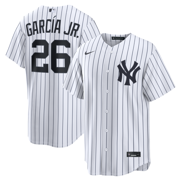 New York Yankees Luis García Jr. Nike White Home Replica Jersey